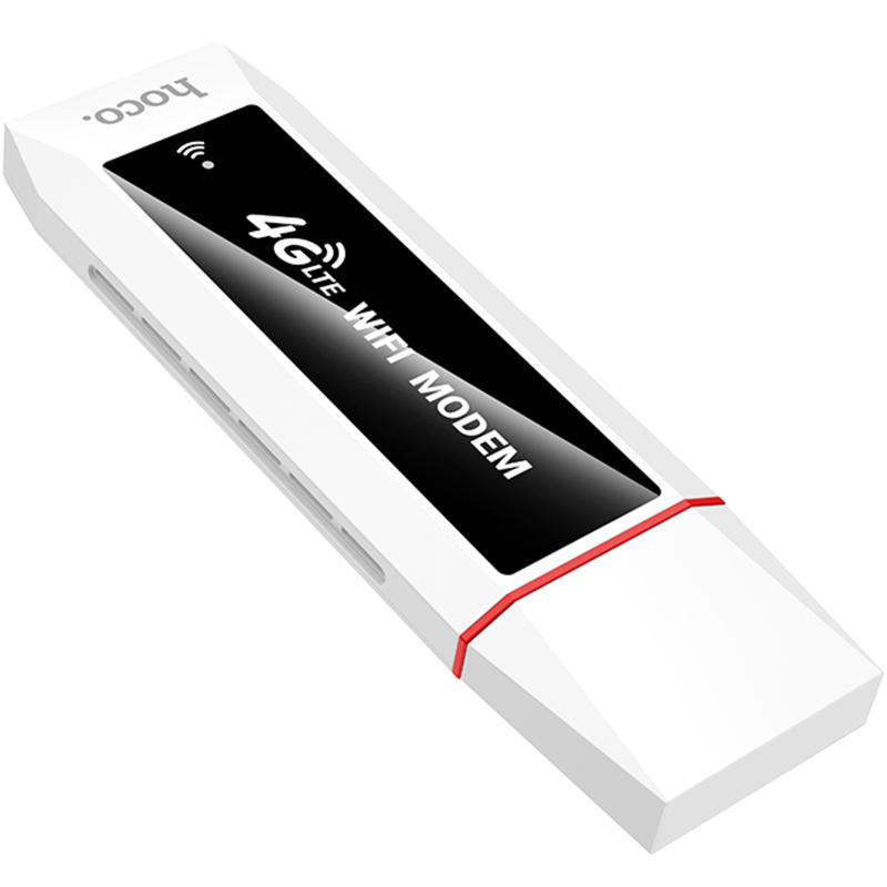 Портативный модем WiFi роутер Hoco HI43 150Mbps (SIM) 2100 mAh Херсон - зображення 4