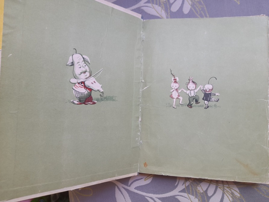 Джанни Родари Приключения Чиполлино 1957 Ташкент худ Сутеева сказки Запорожье - изображение 2