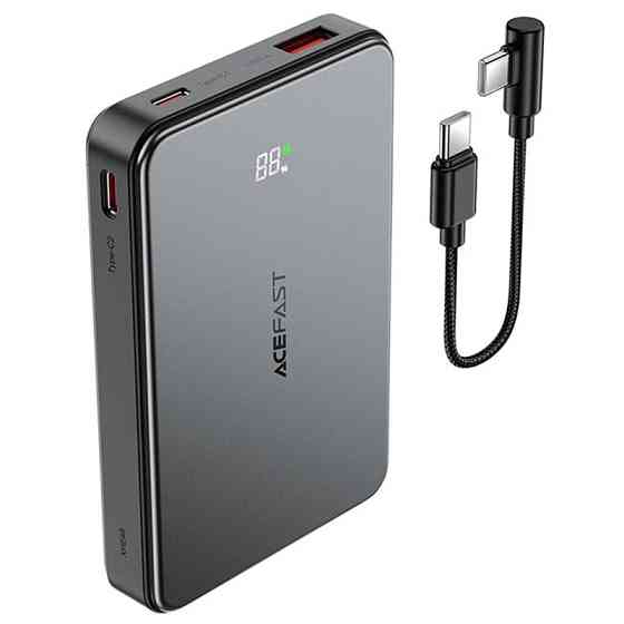 Портативное ЗУ Power Bank Acefast M31 PD22.5W с БЗУ with cable 10000 mAh Херсон