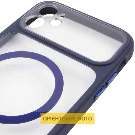 Чехол TPU+PC GETMAN Moon Clear with MagSafe для Apple iPhone 12 (6.1") Херсон