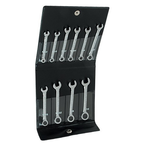 Набор ключей дюймовых комбинированных миниатюрных TOPTUL 10 шт. (5/32"-7/16") GBBA1001 Харків - зображення 1