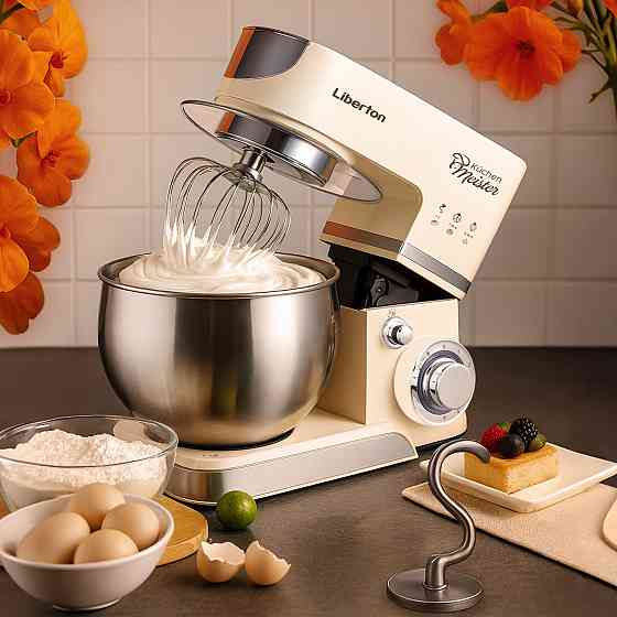 Миксер планетарный Liberton LMS-2900 1800 Вт кремовый Киев