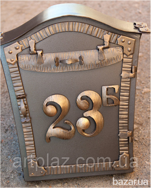 Кованый почтовый ящик с номером дома Сумы - изображение 3