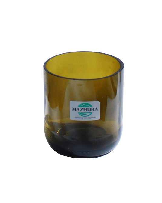 Ваза скляна Mazhura Vine MZ-706777 9х8 см Київ - зображення 1