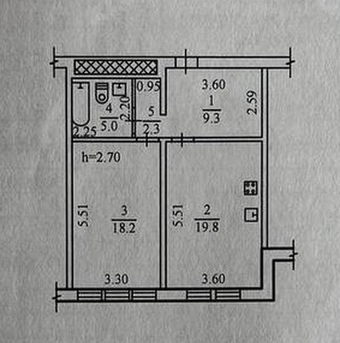 Продам квартиру (55м2) с ремонтом в ЖК Олимпик-2, ж/м Слобожанское Дніпро - зображення 11