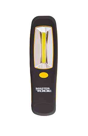 Фонарь магнитный с подвесом MASTERTOOL 210х60х28 мм COB LED 3xAA ABS 94-0807 Харків