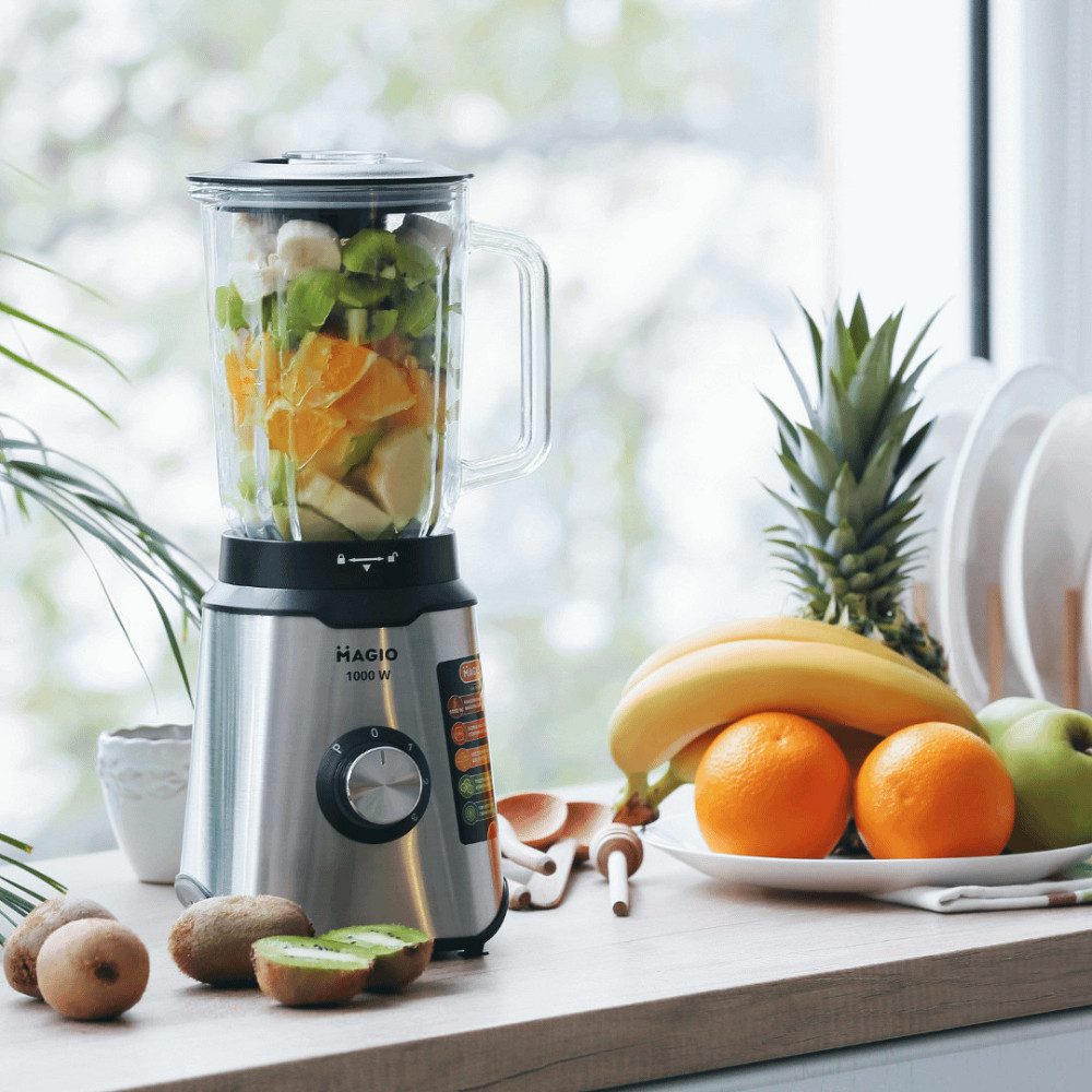 Блендер со стеклянной чашей MAGIO MG-651 Київ - зображення 6