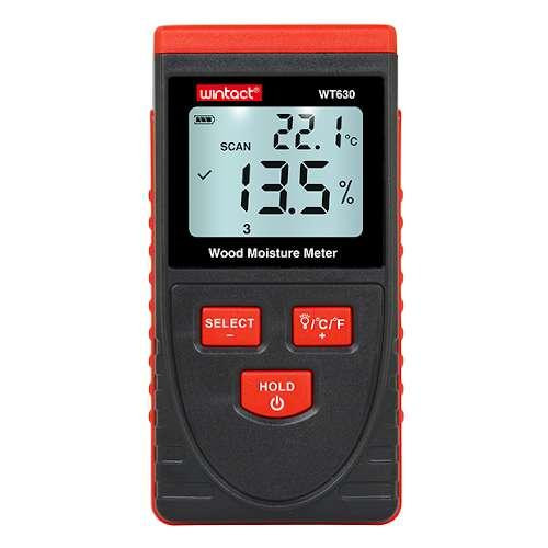 Влагомер бесконтактный 0,5-79,5% WINTACT WT630 Харків - зображення 2