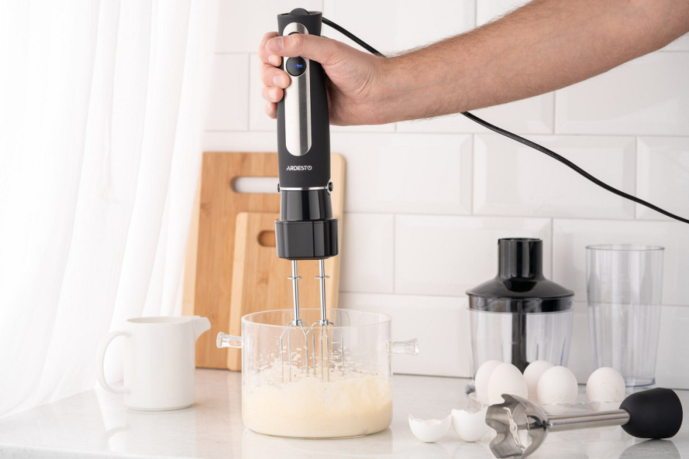 Блендер погружной Ardesto HBG-800BDWHСH 800 Вт черный Київ - зображення 3