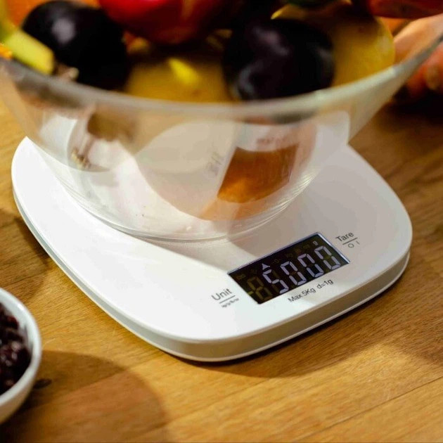 Весы кухонные Zelmer ZKS1451 5 кг белые Киев - изображение 4