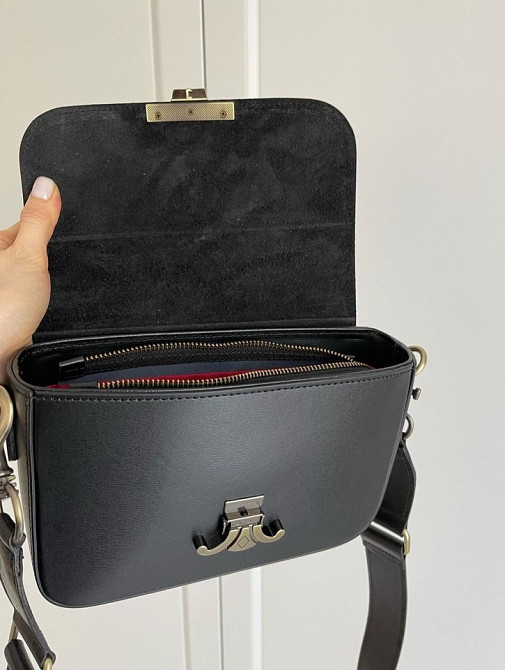 Маленькая модная сумочка через плечо италия реплика селин в натуральной коже TS305 Киев - изображение 3