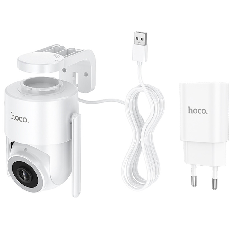 Камера видеонаблюдения Hoco D10 Outdoor PTZ HD Херсон - зображення 6