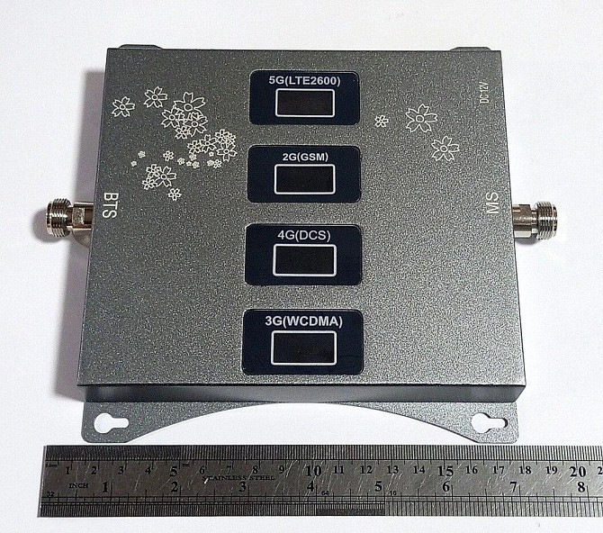 Усилитель мобильного сигнала четырехдиапазонный 2G/3G/4G HB-CGDW 900/1800/2100/2600 МГц , 500-700 кв Дніпро - зображення 3