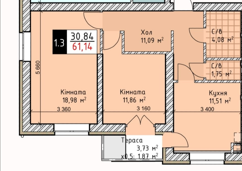 Продам 2-кімнатну квартиру в елітному комплексі! Одеса - зображення 3
