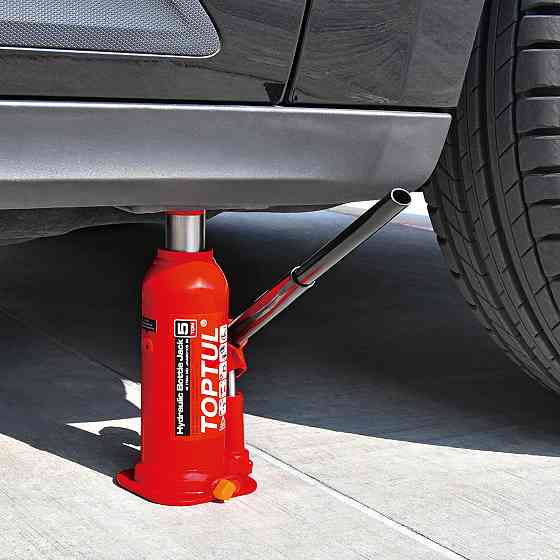 Домкрат бутылочный гидравлический 3т 188-363 мм TOPTUL JHAB0103 Харків