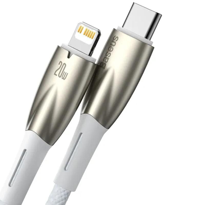 Дата кабель Baseus Glimmer Series Fast Charging Data Cable Type-C to Lightning 20W 1m (CADH000001) Херсон - изображение 2