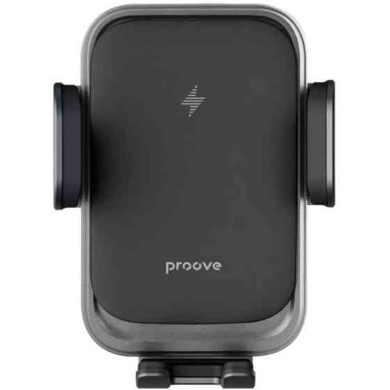 Автомобільний тримач з БЗП Proove Nitro Charge 15W Matte Black (WHNC15002005) Харків