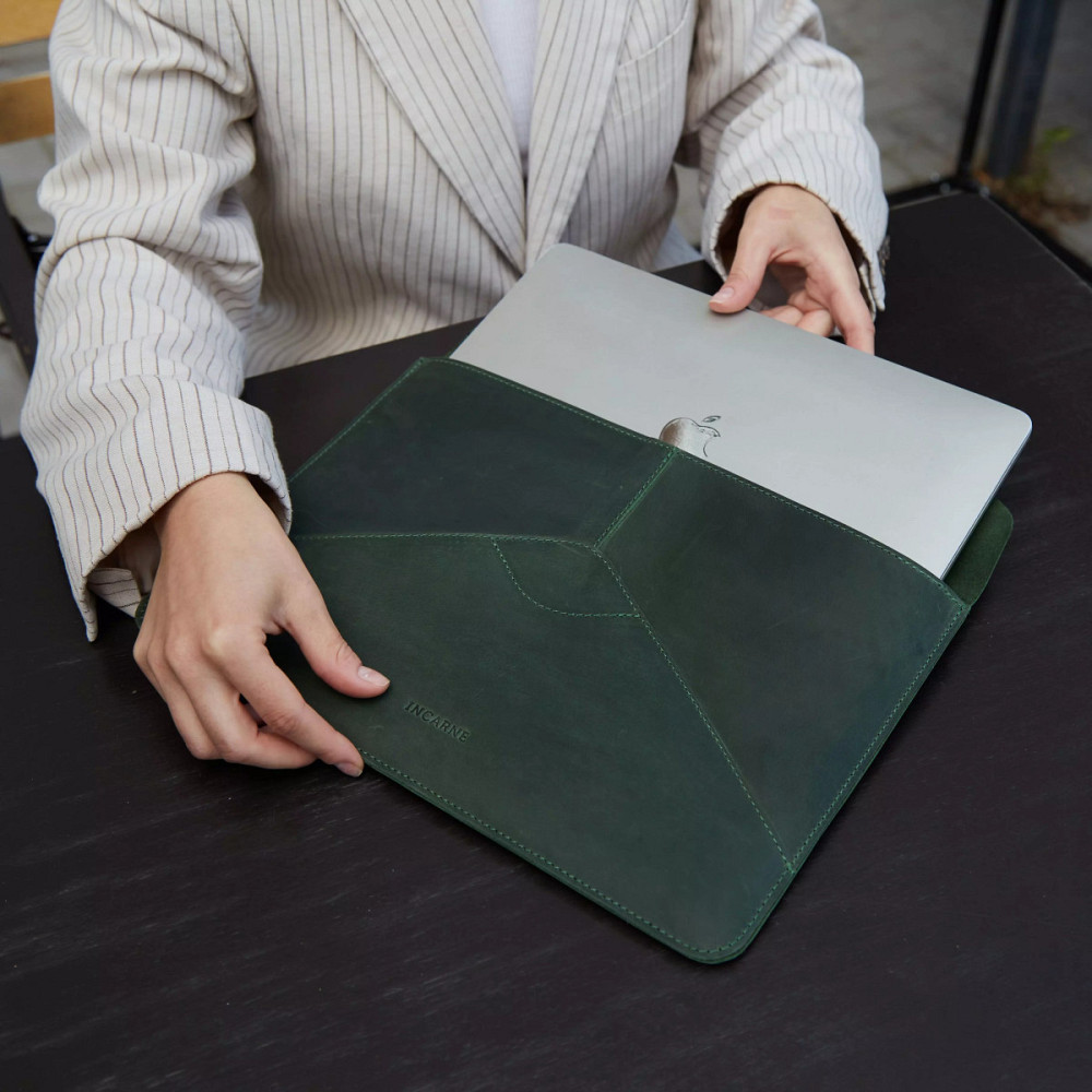 Чехол для ноутбука винтажный Incarne Message MacBook Air 15" 2023-2025 message-green-vintage-air-15  Київ - зображення 5