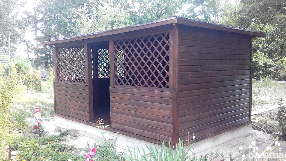 Деревянная беседка. Альтанка. Альтанка садовая. Альтанка дачная. Беседка садовая. Вишнёвое - изображение 10