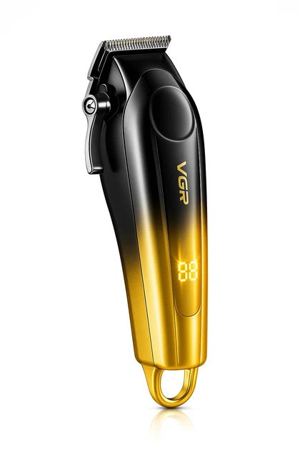 Машинка для стрижки аккумуляторная VGR V-662 GOLD 10 Вт золотистая Київ - зображення 1