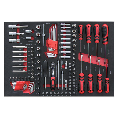Инструментальная тележка с инструментом 7 секций, 228 ед. TORIN NTBR4007-X-2 Харьков - изображение 7
