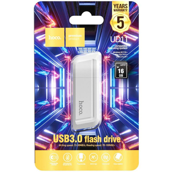 Флеш-накопитель Hoco UD11 USB3.0 - 16GB Херсон - зображення 3