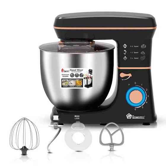 Миксер планетарный Domotec R-6673 1200 Вт черный Киев