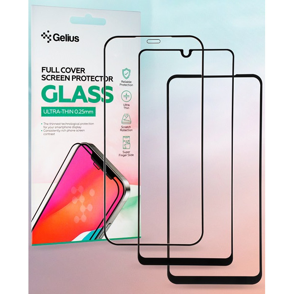 Захисне скло Gelius Full Cover Ultra-Thin 0.25mm для Xiaomi Redmi 15C/A7 Pro/15A 5G/Poco C85 Black Харків - зображення 1