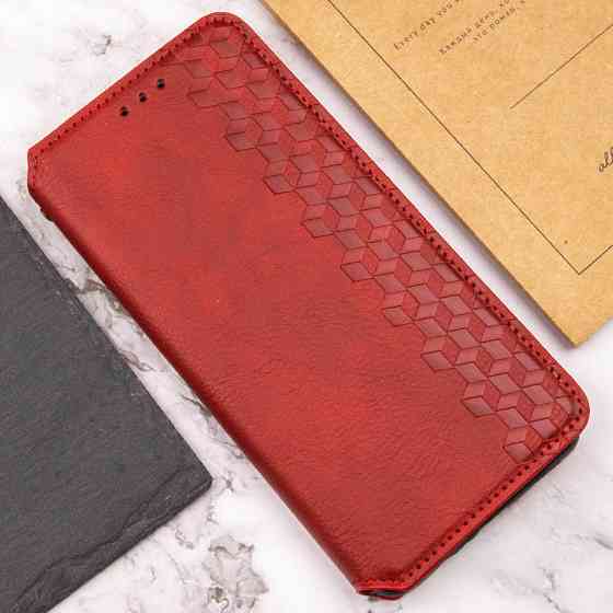 Кожаный чехол-книжка GETMAN Cubic (PU) для Motorola Moto G57 / G57 Power Херсон