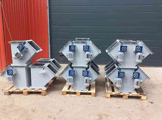 Клапан перекидной ручной КОР 380х380 , клапан перекидной для зерна Київ