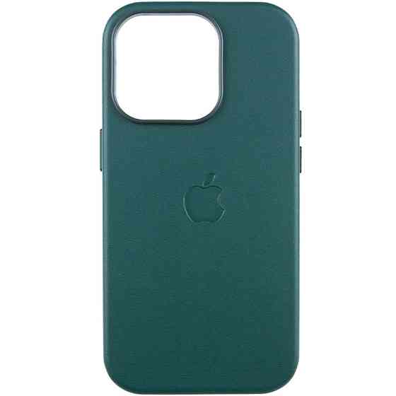Кожаный чехол Leather Case (AAA) with MagSafe and Animation для Apple iPhone 14 Pro (6.1") Херсон