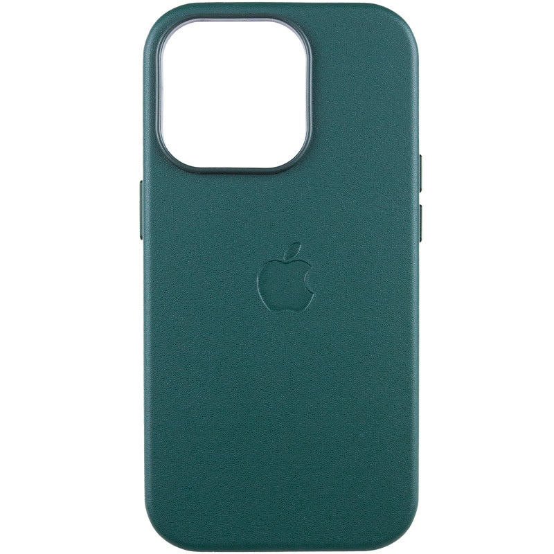 Кожаный чехол Leather Case (AAA) with MagSafe and Animation для Apple iPhone 14 Pro (6.1") Херсон - зображення 1