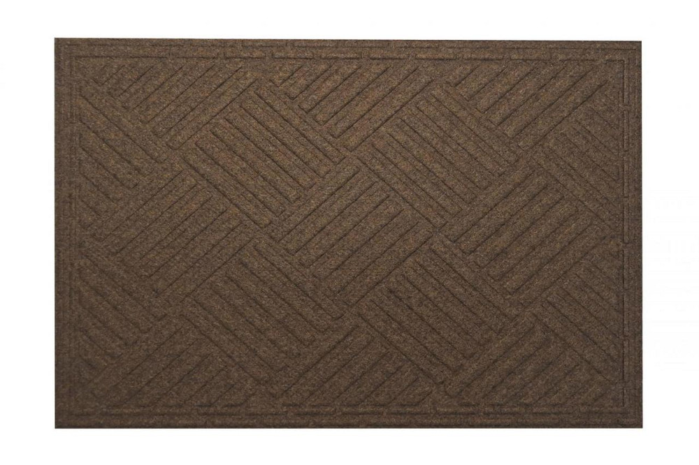 Коврик под дверь без кромки, с рисунком, коричневый, 60х90 см 5031Brw Київ - зображення 1