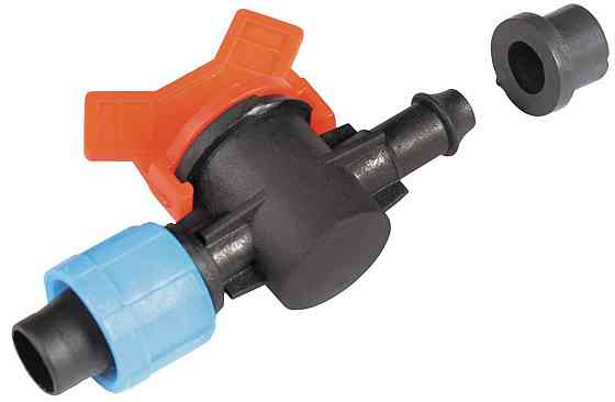 Кран стартовый для капельной ленты ГОСПОДАР 16 мм с уплотнителем 92-9153 Харків