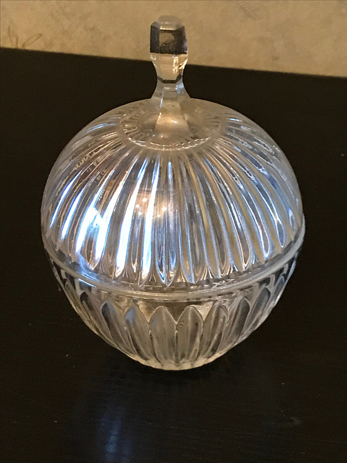 Сахарница хрустальная времен СССР. Дніпро - зображення 1