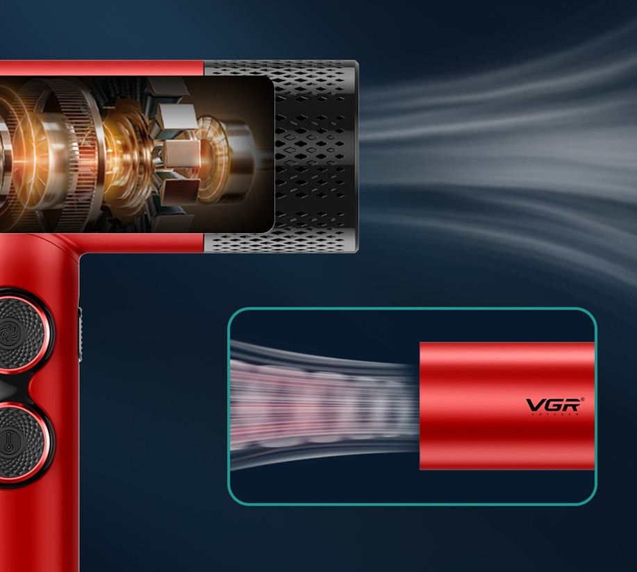 Комплект длят стрижки VGR STEPLERSS PRO 4 IN 1 RED красный Киев - изображение 9