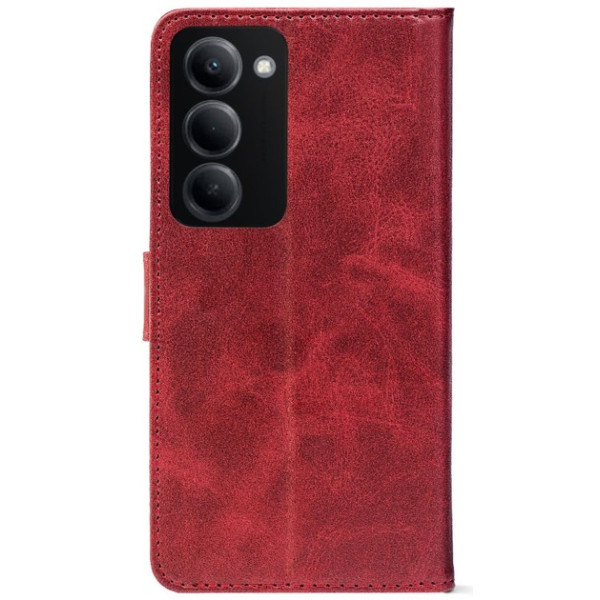 Чохол-книжка Crazy Horse Clasic для Xiaomi Redmi 15 4G Red Wine (Front) (Код товару:42272) Харьков - изображение 2