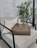 Шкіряна сумка-шопер для жінок — великий формат, ремінець на плече тауп TS00385 Киев