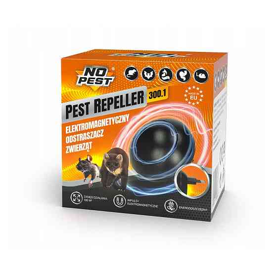 Отпугиватель грызунов и насекомых No Pest-X 300.1 электромагнитный черный 130 кв.м. Одеса
