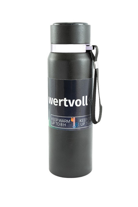 Термос WERTVOLL "DREAM" 800 мл SS Digital Sensor t °C черный RX-7001BK Харків - зображення 2