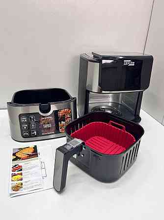 Аэрогриль мультипечь на два тэна со съемной корзинкой с силиконовой формой Zepline ZP-00235 12 л 420 Киев