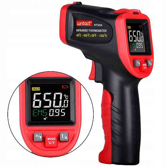 Пирометр инфракрасный -50-650°C WINTACT WT323A Харьков