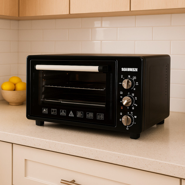 Электропечь Sea Breeze SB-0704 45 л черная Киев - изображение 1