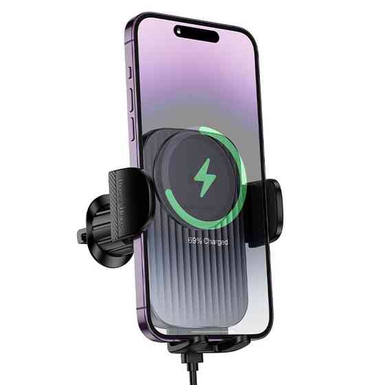 Автодержатель с БЗУ Borofone BH221 Path 15W (air outlet) Херсон