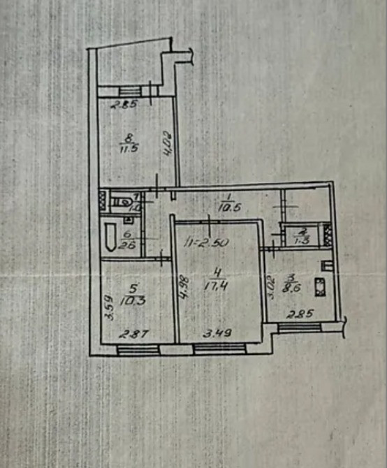 Продам 3-к квартиру с ремонтом, ж/м Победа 6 / пр. Героев Дніпро - зображення 12