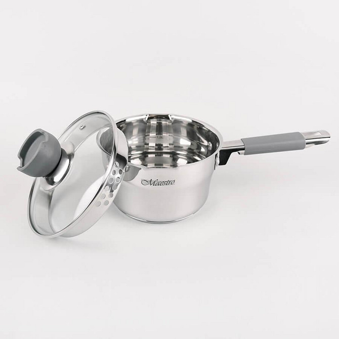 Ківш із кришкою Maestro MR-3507-16S 1.7 л 16 см Київ - зображення 1