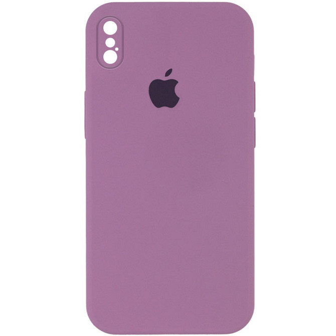 Чехол Silicone Case Square Full Camera Protective (AA) для Apple iPhone XS Max (6.5") Херсон - зображення 4