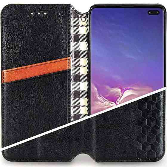 Кожаный чехол-книжка GETMAN Cubic (PU) для Samsung Galaxy A07 Херсон