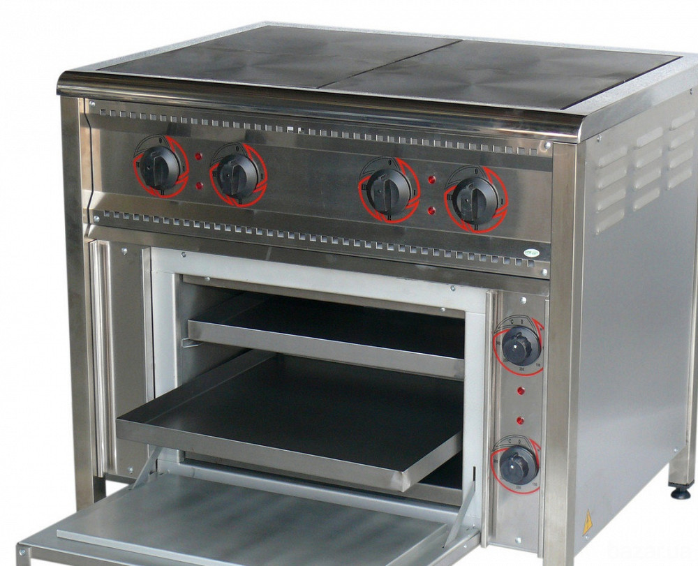 Плита промышленная полностью из нержавейки для школы и детсада Киев - изображение 1