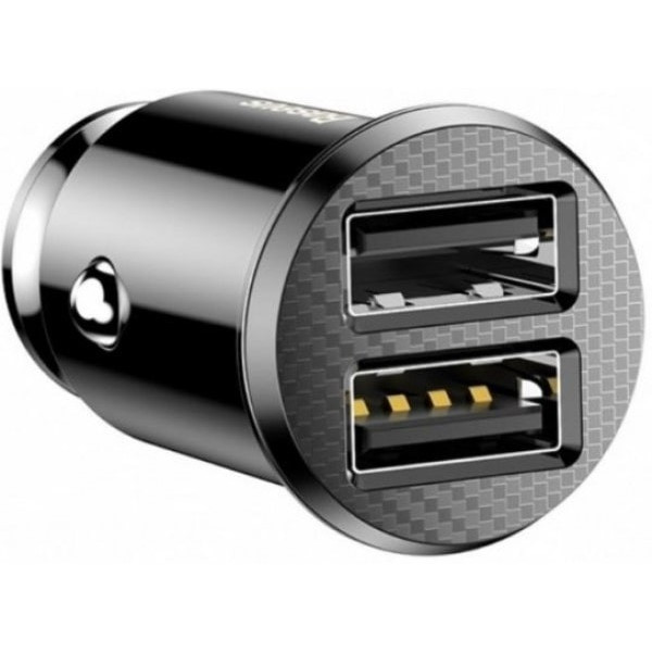 Автомобільний зарядний пристрій Baseus Grain Car 2USB 3.1A Black (CCALL-ML01) (Код товару:24997) Харьков - изображение 3